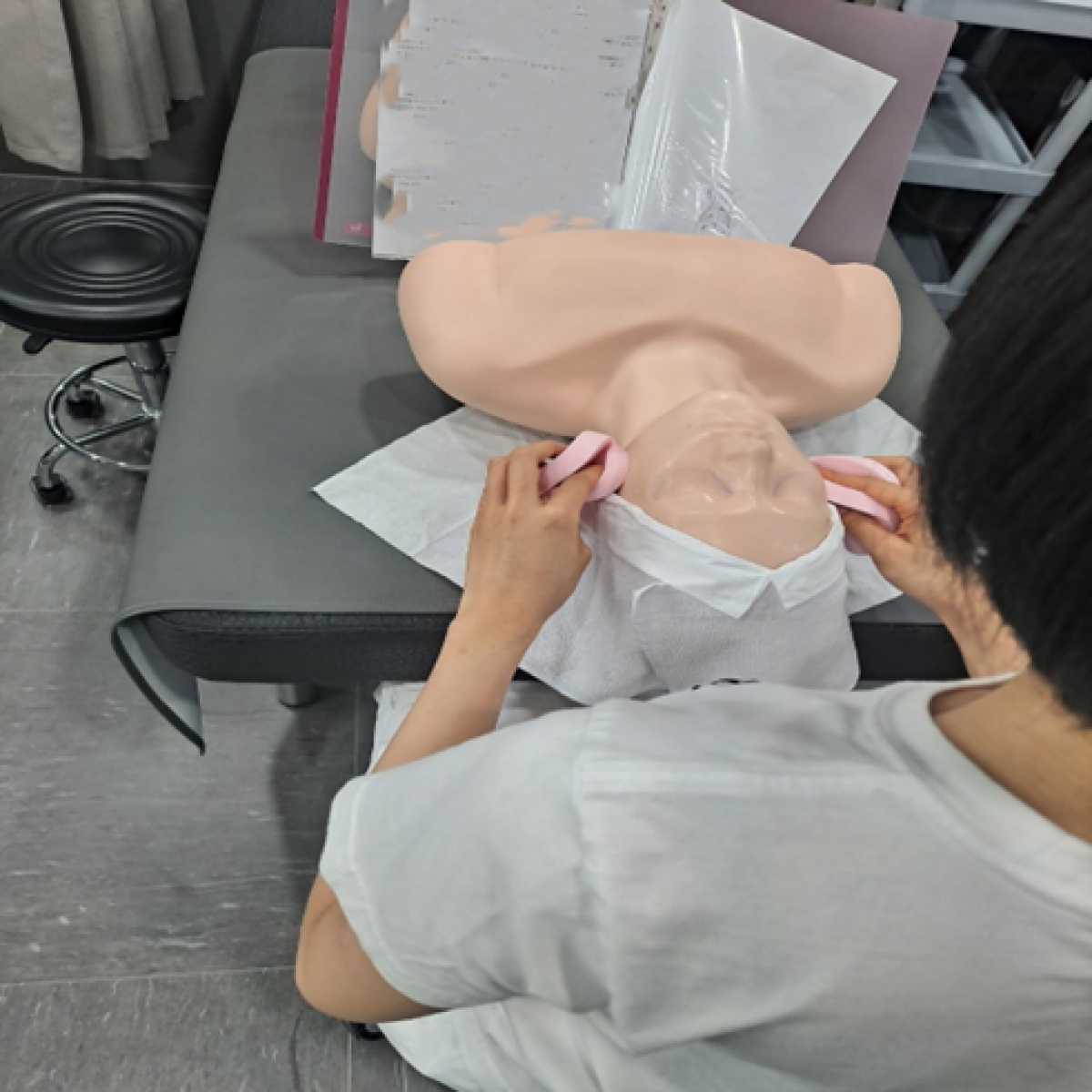 워너비뷰티아카데미 피부 국가자격증 수업